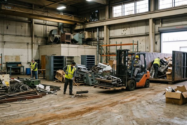 Factory cleanouts