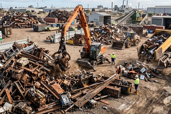 Machinery scrap collection
